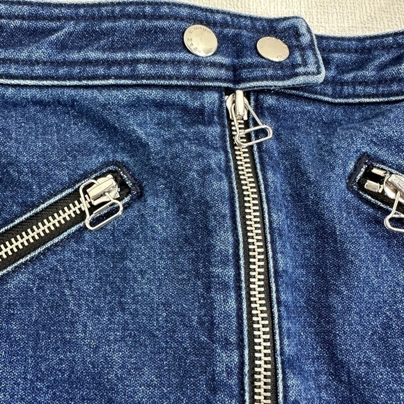 Rag and bone marcy racer denim mini skirt size 25 - Picture 4 of 12